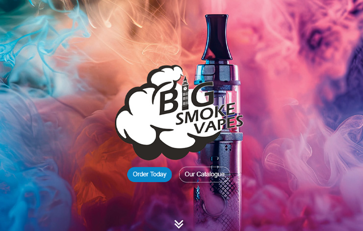 Website Design for Empty Vape Carts | Big Smoke Vapes