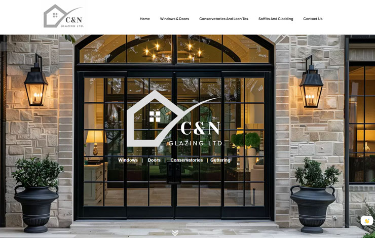 Website Design for Double Glazing Maidstone | C&N Glazing Experts