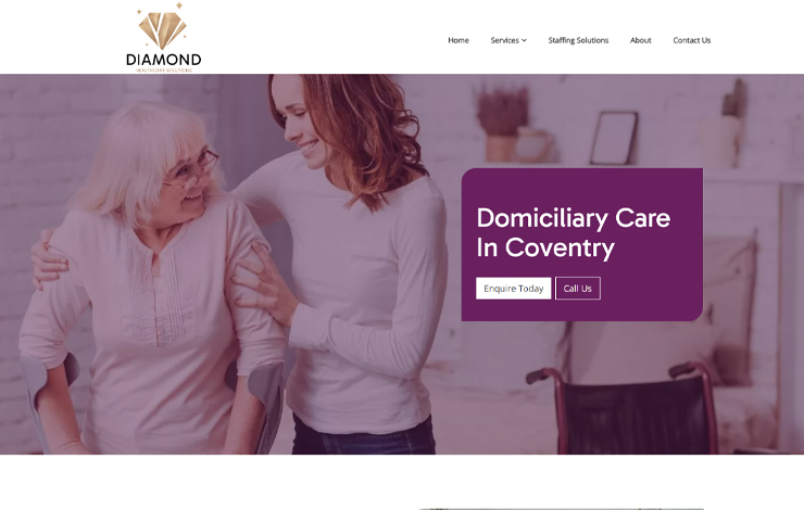 Domiciliary Care in Coventry | Diamond Health Care Solutions Ltd