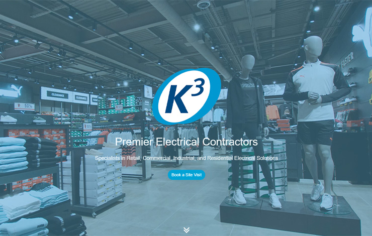 Website Design for Electricians in St Albans | K3 Electrical Services Ltd