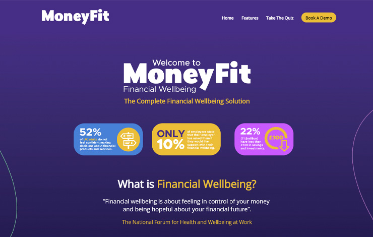 Website Design for Enhancing Employee Financial Wellbeing - MoneyFit