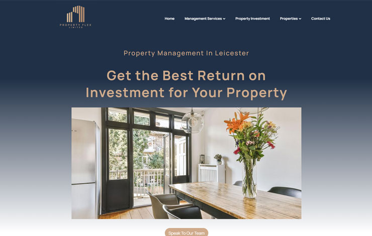 Website Design for Premier Property Management Services in Leicester