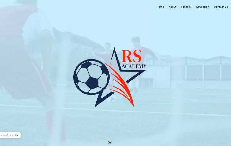 Website Design for Football Academy in Birmingham | Reality Strikes