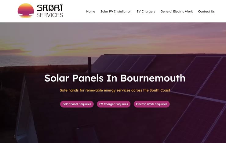 Solar panels in Bournemouth | Sabai Services