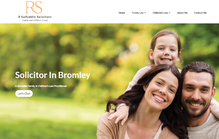 Website Design for Solicitor in Bromley | R Saifuddin Solicitors