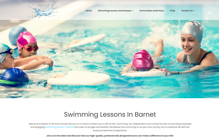 Swimming Lessons in Barnet | Splash 4 Life Swim School