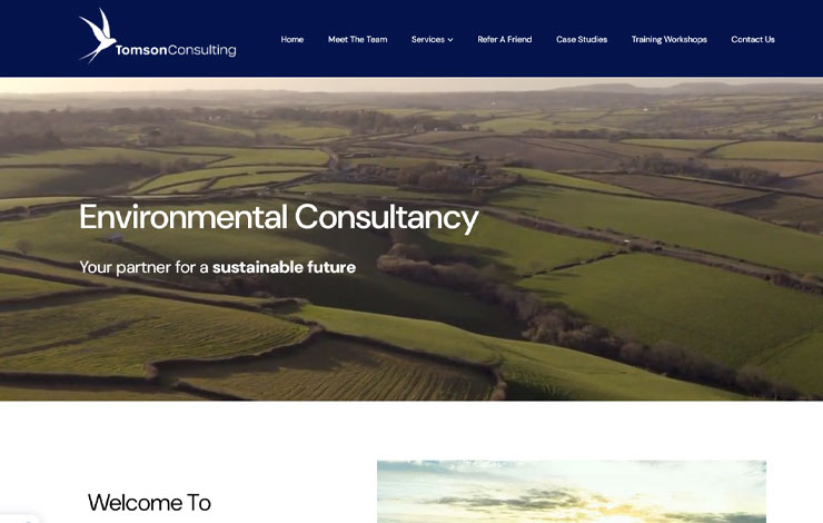 Website Design for Environmental Consultancy | Tomson Consulting