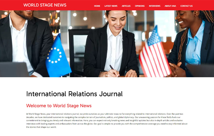 Comprehensive Insights on International Relations | World Stage News