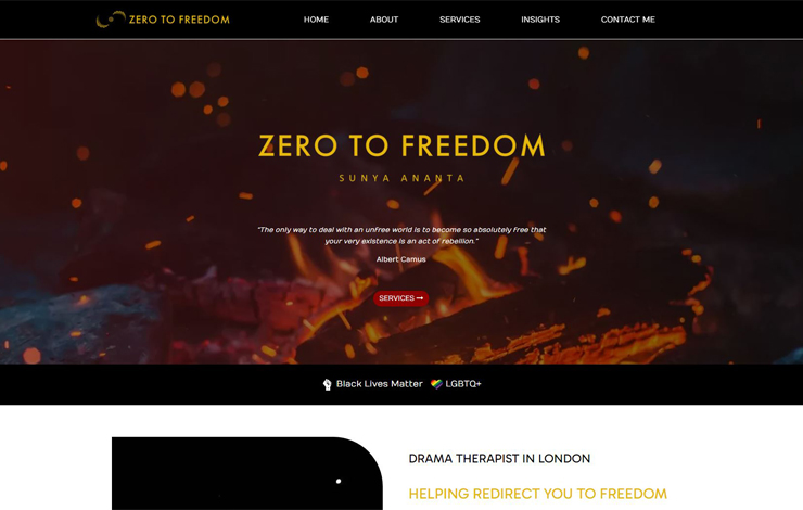 Drama Therapist in London | Zero to Freedom